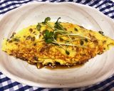 大葉の香りが漂う、チーズ納豆オムレツ作り方5写真