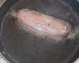 簡単！時短な粒マスタード味の鶏ハム作り方4写真