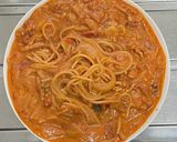 トマトクリームスープスパスタ作り方7写真