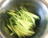 緑のぶっかけそうめん作り方1写真