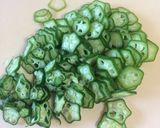 緑のぶっかけそうめん作り方3写真