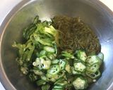 緑のぶっかけそうめん作り方4写真