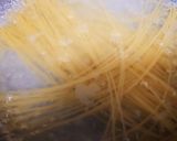 猛烈簡単明太子パスタ！！作り方2写真