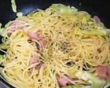 【超簡単】キャベツとベーコンのスパゲティ作り方5写真