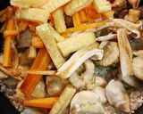 ベビーホタテの炊き込みご飯作り方1写真
