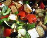 カラフル夏野菜と厚揚げの麻婆風ピリ辛炒め作り方4写真