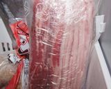 大容量パック☆豚バラ場所とらず冷凍保存法作り方3写真