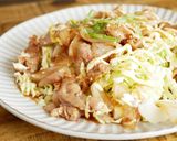 ～豚バラ肉～俺たちの照り焼き肉サラダ作り方8写真