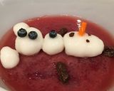 キャラ弁？おやつ☆ゼリーと白玉でオラフ作り方6写真
