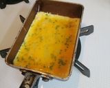 お弁当にバッチリ☆パセリの玉子焼き作り方3写真