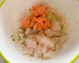 帆立とサーモンのタルタル作り方4写真