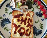 母の日に♥️チーズトーストで感謝を伝えて作り方3写真