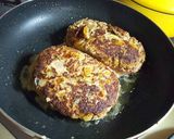 チーズインハンバーグ家庭風作り方11写真
