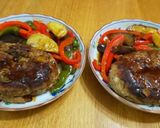 チーズインハンバーグ家庭風作り方16写真