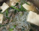 たまらない美味しさ♪ニラ肉豆腐作り方3写真