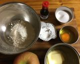 簡単りんごケーキ卵1個で^ ^作り方1写真