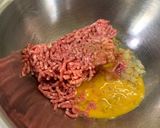＊わさびチーズのアボカドハンバーグ＊作り方7写真
