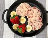 離乳食後期★苺とヨーグルトのパンケーキ作り方5写真