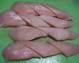パリッ☆ササミとチーズベーコンの春巻き作り方1写真