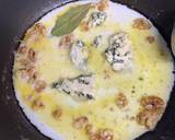 ブルーチーズ、胡桃、黒胡椒のパスタ作り方4写真