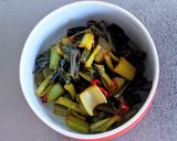 野沢菜のピリ辛油炒め作り方6写真