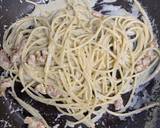 ブルーチーズ、胡桃、黒胡椒のパスタ作り方8写真