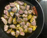 イノシシヒレのアヒージョ作り方6写真