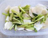 かぶ・かぶの葉・生姜の酢の物♪作り方4写真
