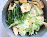 春キャベツの味噌汁♪甘くて美味♪作り方2写真
