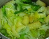 春キャベツの味噌汁♪甘くて美味♪作り方4写真