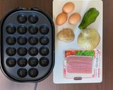 スパニッシュオムレツ　たこやき風作り方1写真