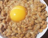 小腹が空いた時に！簡単！納豆卵かけご飯♪作り方2写真