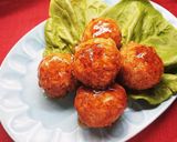 めっちゃ柔らかい肉団子の甘酢あんかけ♪作り方8写真