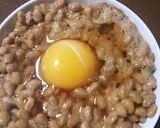 小腹が空いた時に！簡単！納豆卵かけご飯♪作り方3写真
