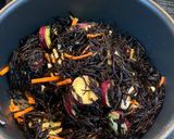 さつまいもとひじきの煮物作り方4写真
