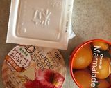 納豆とりんごクリームチーズのトースト作り方1写真