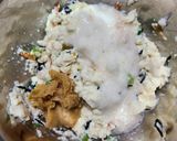 江戸菜と豆腐のふわトロ油揚げ焼き作り方2写真