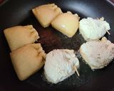 江戸菜と豆腐のふわトロ油揚げ焼き作り方5写真