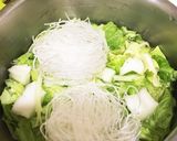 キャベツ多め味薄め体に良い簡単春雨スープ作り方3写真