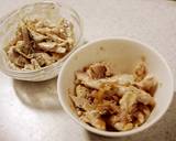 色々便利★余り物の鶏で辛しマヨ＆梅和え作り方5写真