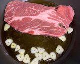 じっくり火を通したステーキ作り方3写真