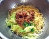 簡単！キャベツとなめ茸のパスタ作り方4写真