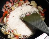 簡単フライパン炊き込みご飯！みそ味♪作り方3写真