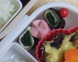 お弁当に❀青菜の海苔チーズ巻き作り方4写真
