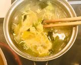 ネギとワカメと卵のお味噌汁作り方4写真