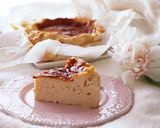 ♡プリン味のバスク風チーズケーキ♡作り方4写真
