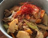 野菜たっぷり プルコギ丼作り方7写真