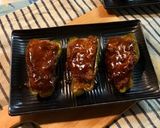 大豆の旨味たっぷり！ピーマンの肉詰め作り方5写真