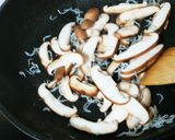 簡単炒り豆腐♪具は椎茸とちりめんジャコ☆作り方2写真