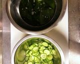 簡単◎きゅうりとわかめの酢の物作り方1写真